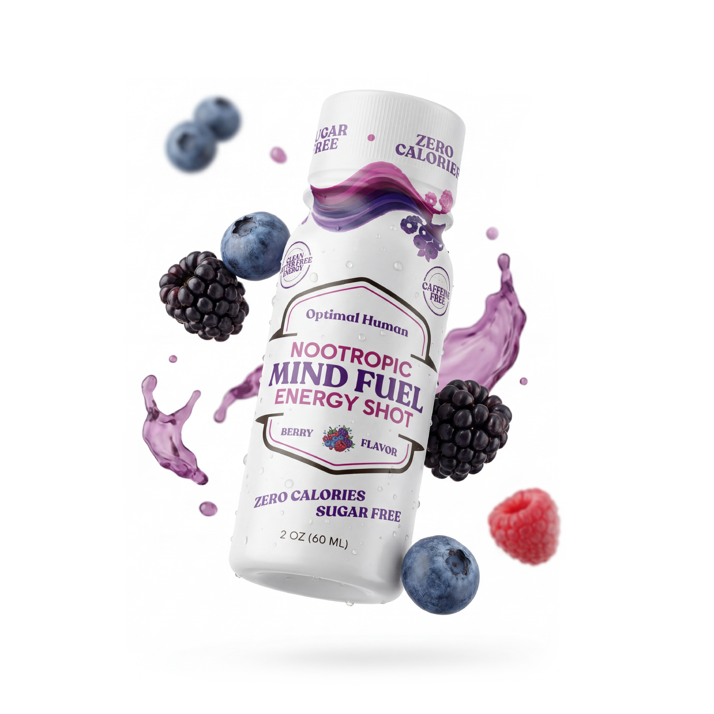Optimal Human Mind Fuel - Nootropic Energy Shot (2oz Shot)