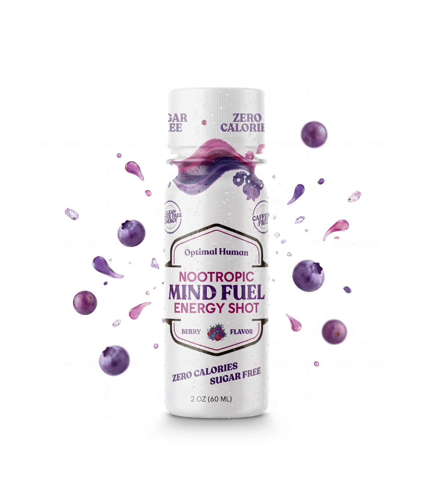 Optimal Human Mind Fuel - Nootropic Energy Shot (2oz Shot)