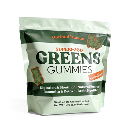 Optimal Human - Superfood Greens Gummies (30 Day Supply)