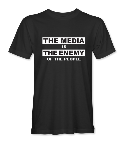 The Media Is The Enemy T-Shirt