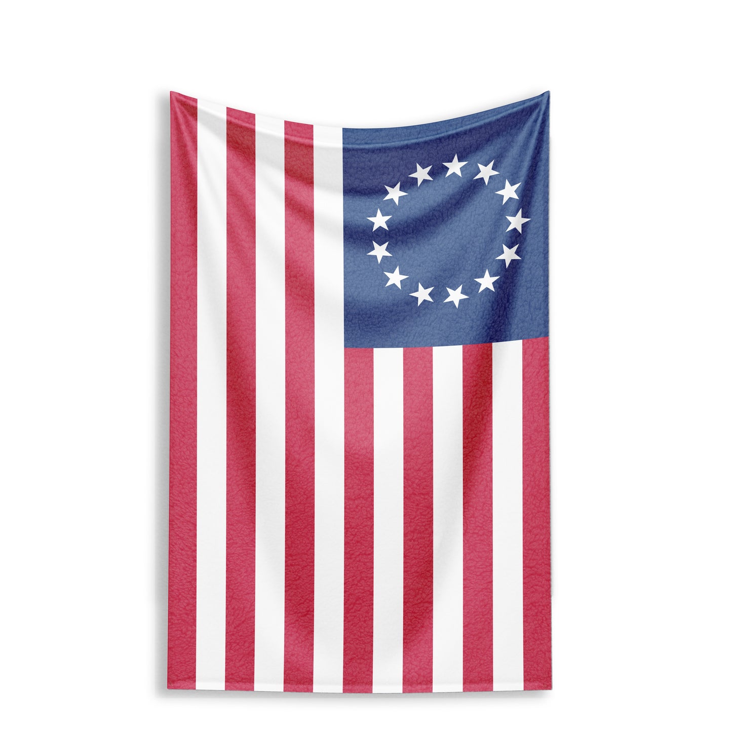 Betsy Ross Flag Fleece Blanket