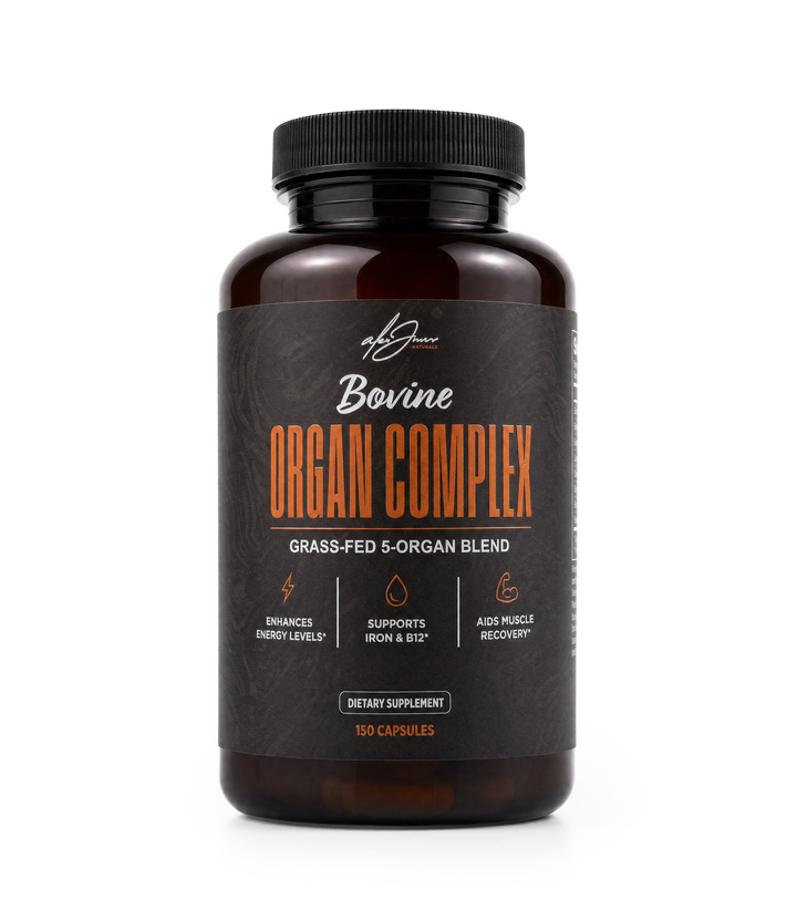 Bovine Organ Complex - Grass-Fed 5-Organ Blend (150 Capsules) (30 Servings)