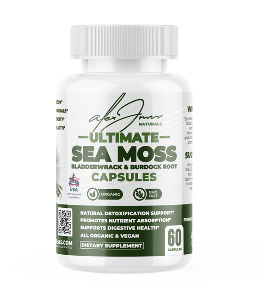 (30-Day Subscription) Ultimate Seamoss Capsules With Bladderwrack & Burdock Root