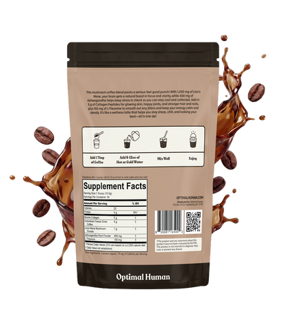 Optimal Human Adaptogenic Mushroom Super Coffee