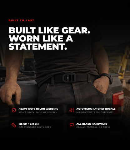 Premium Nylon Tactical Belt - Cross Edition