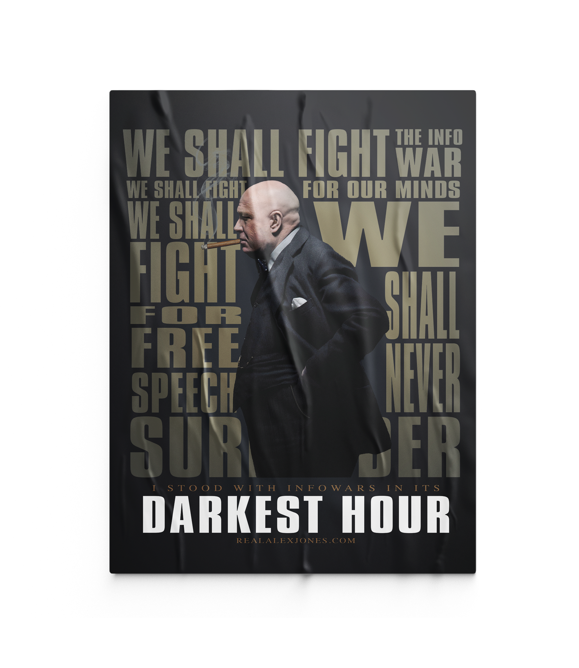 Alex Jones Darkest Hour "Limited Edition" Fundraiser Poster