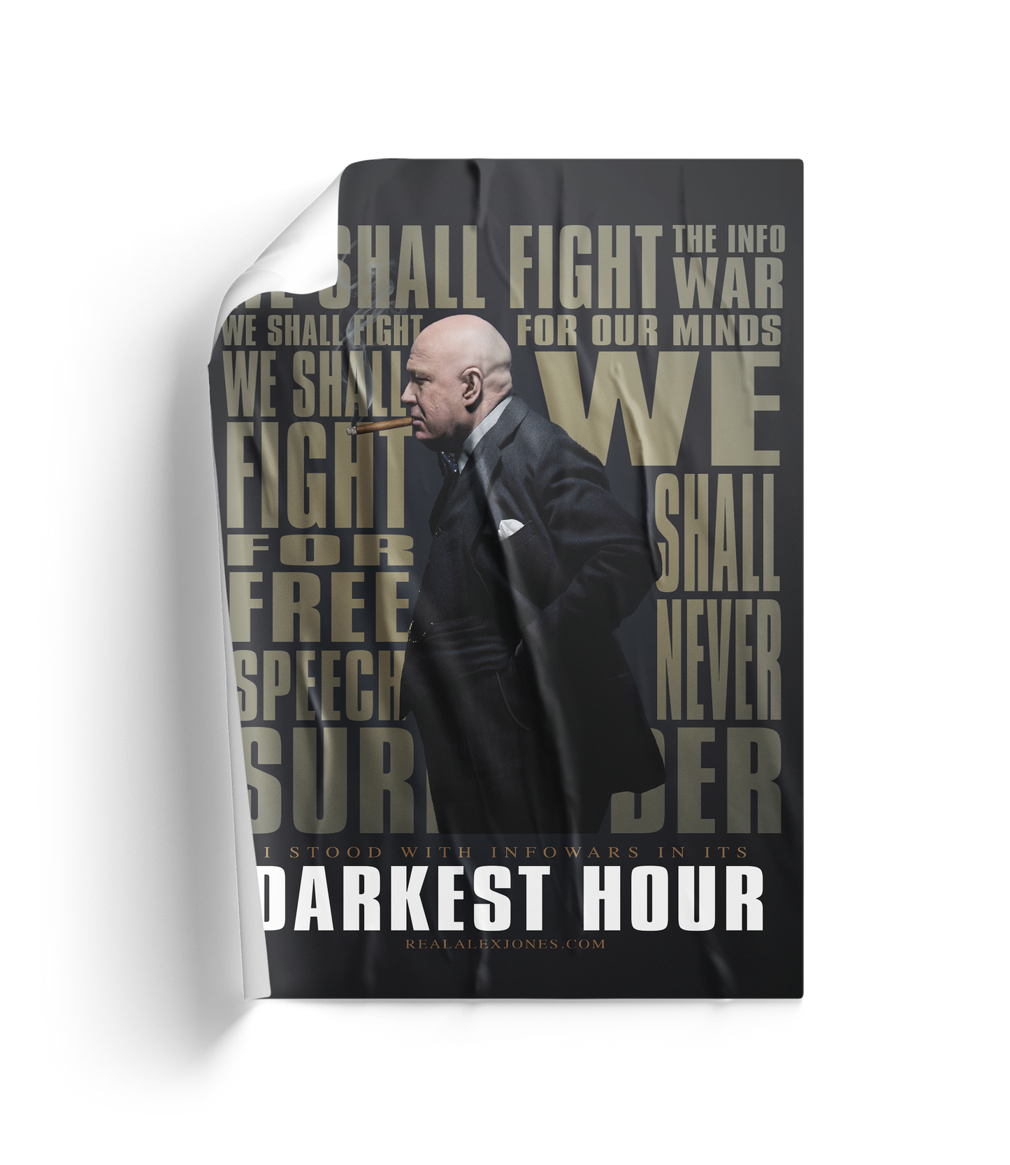 Alex Jones Darkest Hour "Limited Edition" Fundraiser Poster