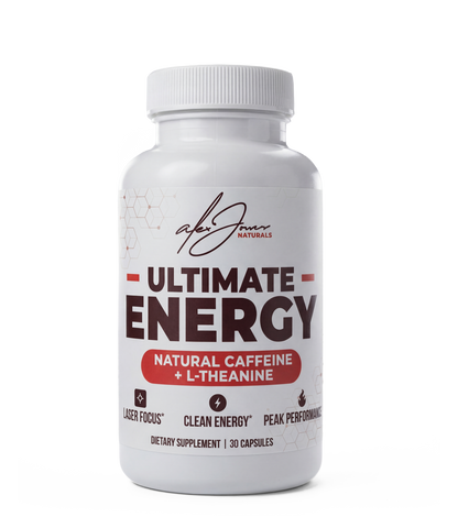 Ultimate Energy - Natural Caffeine & L-Theanine (30 Capsules) (30 Servings).