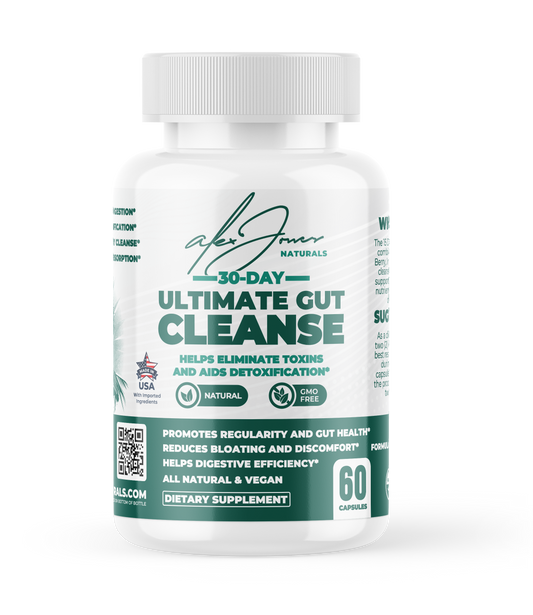 30-Day Ultimate Gut Cleanse with Psyllium Husk, Acai Berry, & More