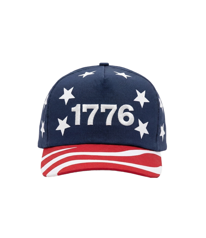 1776 Flag Bill Embroidered Hat