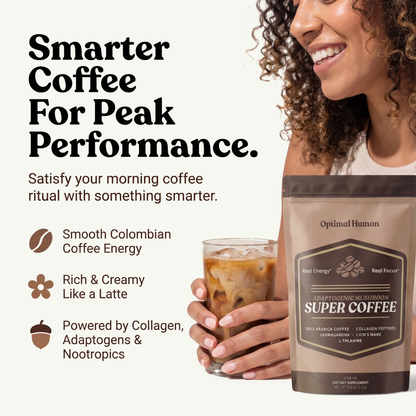 Optimal Human Adaptogenic Mushroom Super Coffee