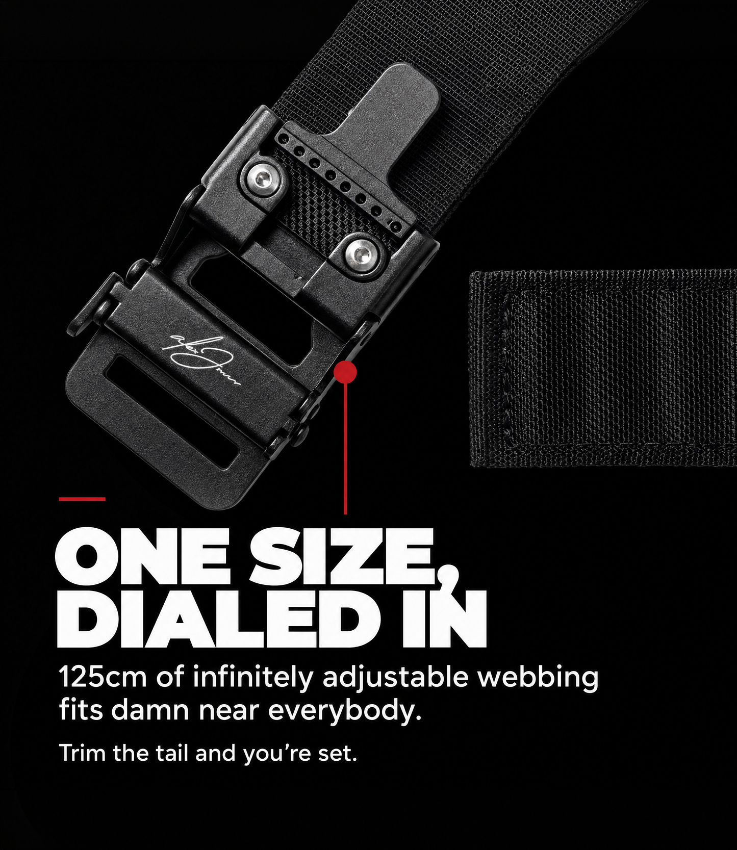 Premium Nylon Tactical Belt - Alex Jones Edition