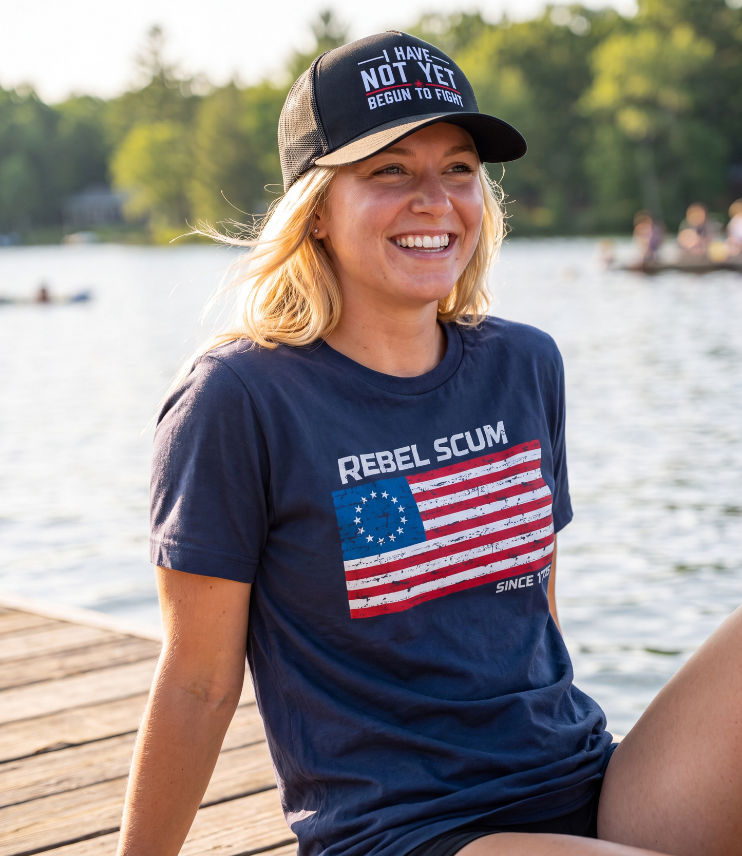 I Have Not Yet Begun To Fight Trucker Hat