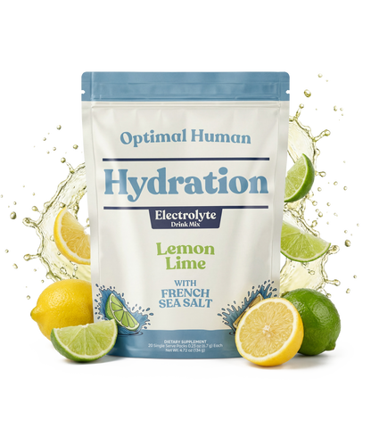 Optimal Human Hydration Drink Mix with French Sea Salt