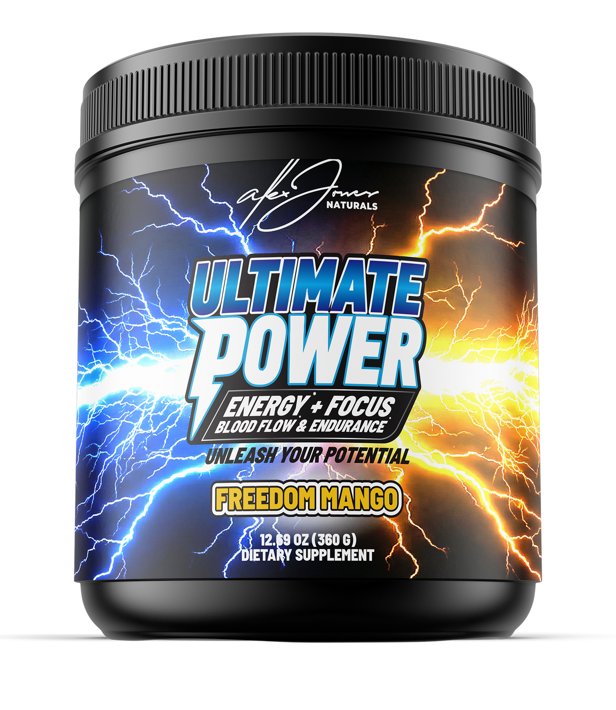 Ultimate Power Drink Mix - Energy & Focus* (Freedom Mango) (420 Grams) (30 Servings)