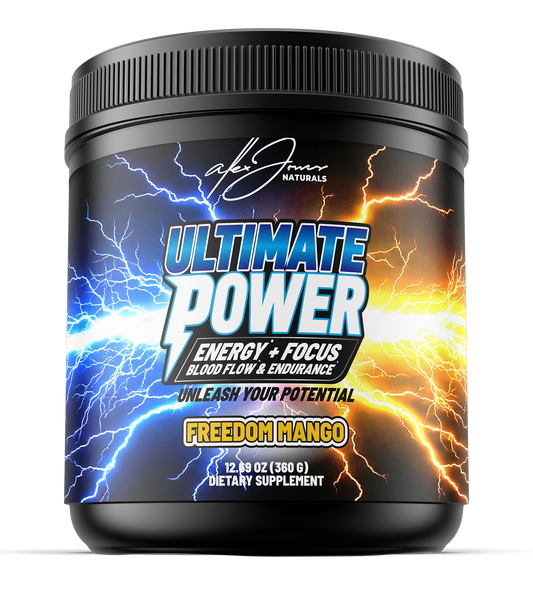 Ultimate Power Drink Mix - Energy & Focus* (Freedom Mango) (420 Grams) (30 Servings)