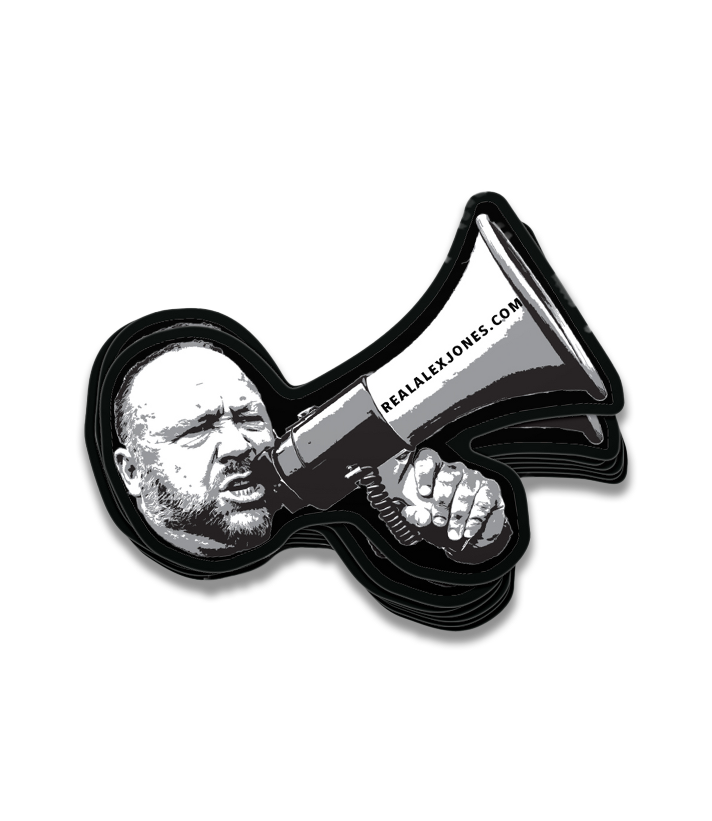 Alex Jones Megaphone Decal