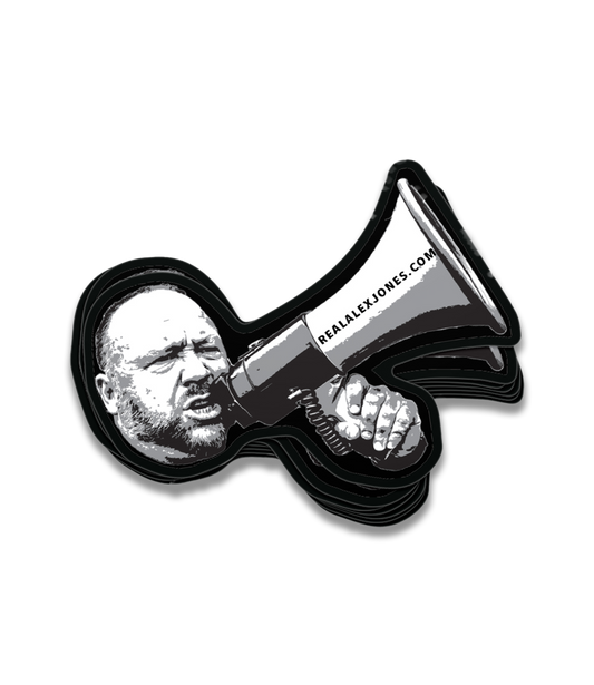 Alex Jones Megaphone Decal