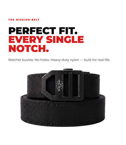Premium Nylon Tactical Belt - 1776 Edition
