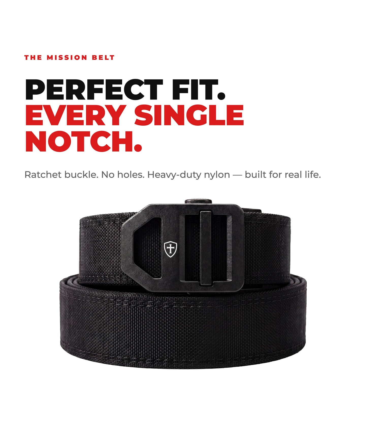 Premium Nylon Tactical Belt - Cross Edition